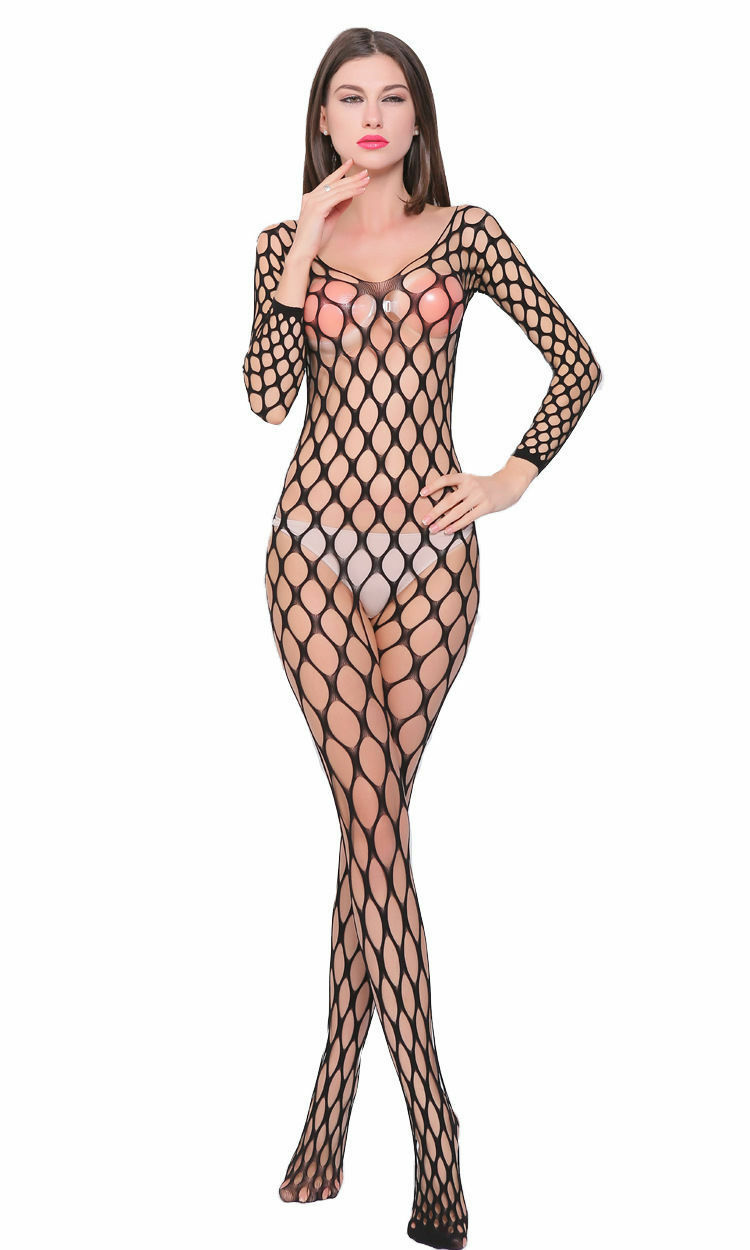 Černý Sexy Bodystocking Onyxia