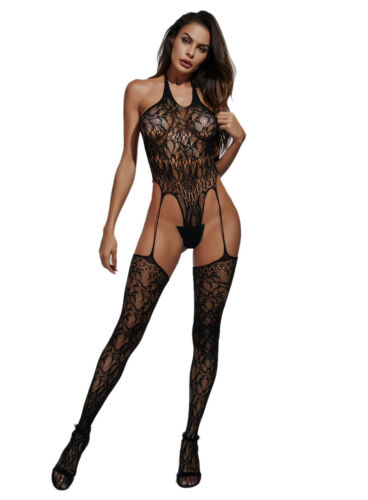 Černý Sexy Bodystocking Darkelia