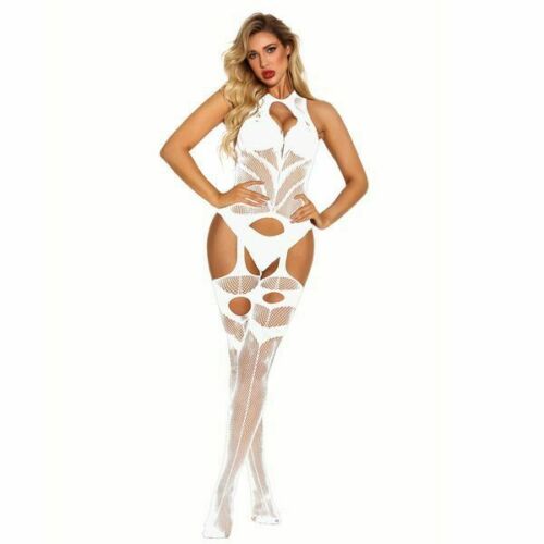Bílý Sexy Bodystocking Luxuria