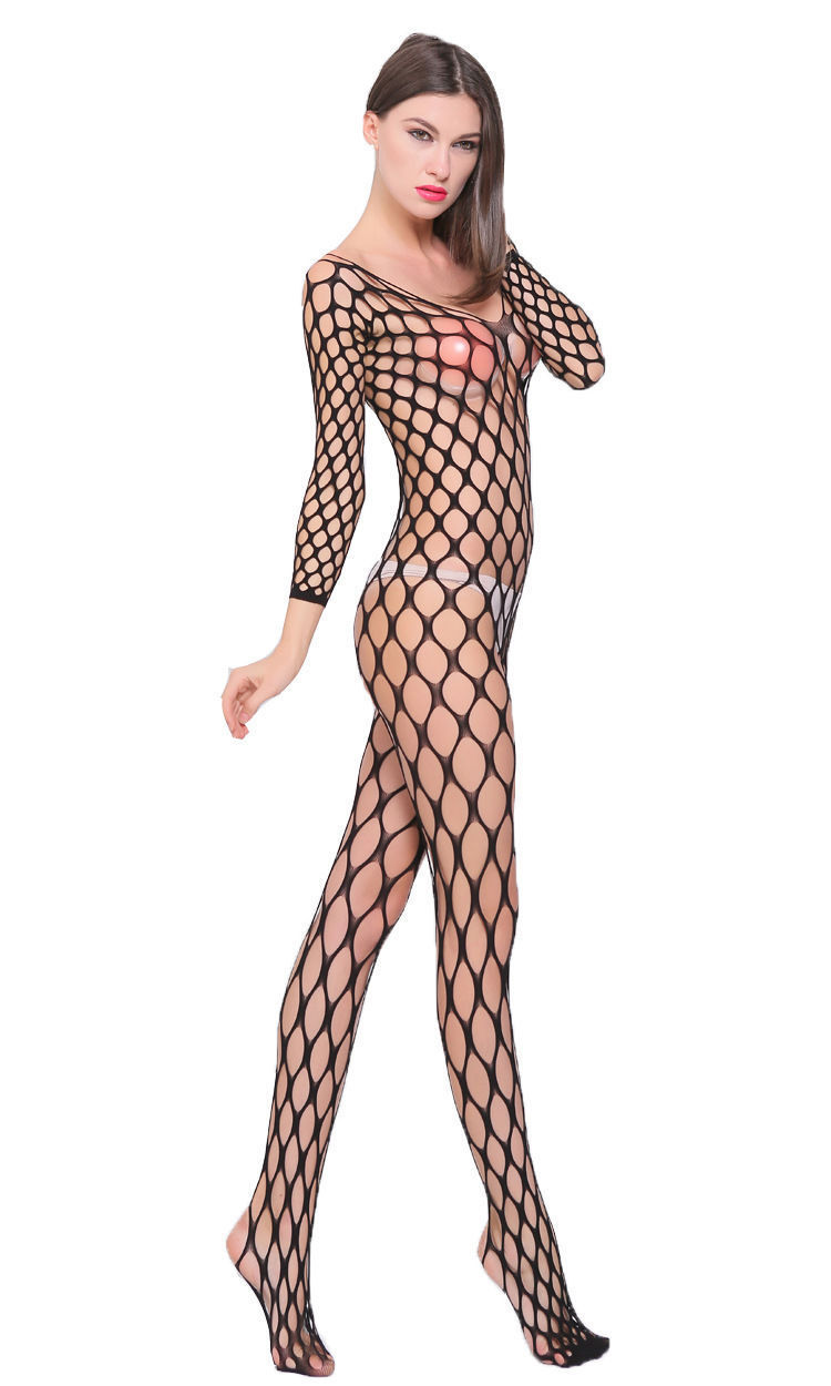 Černý Sexy Bodystocking Onyxia