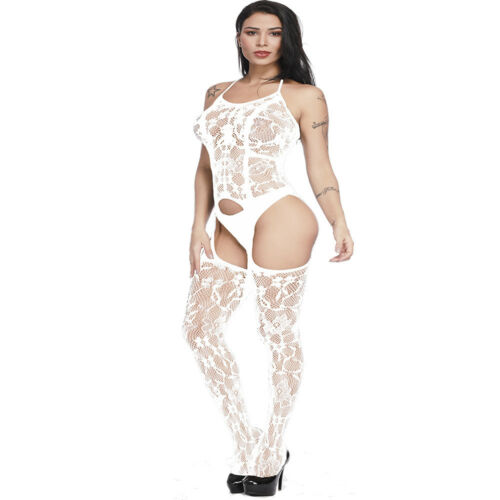 Bílý Sexy Bodystocking Amora